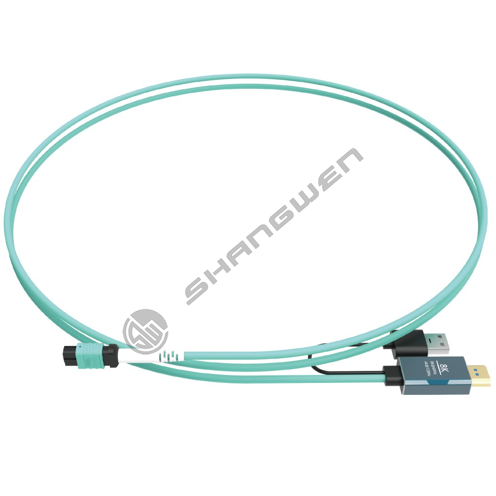 HDMI, optical fibers can be transferred to each other